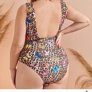 Shein 2-Pack Leopard Bathing Suit